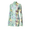 thumbnail image 2 of Txlixc Vestido de verano para mujeres, TUL floral de malla Txlixc moda, 2 of 9