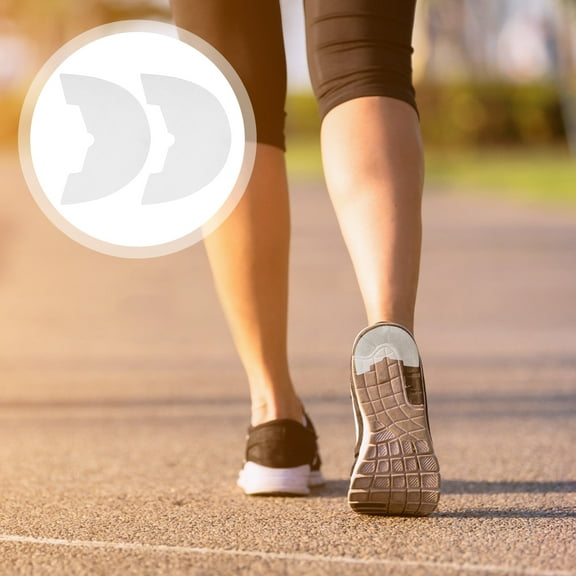 Tingshir 5 Pairs Shoe Heel Repair Boot Heel Replacement Heel Repair Kit for Shoes Rubber Heel Repair Pad