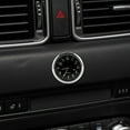 thumbnail image 4 of JANGSLNG Car Clock Round Digital Button Battery Operated High/Low Temperature Resistant Noctilucent Car Decoration Adhesive Tiny Dashboard Car Quartz Clock for Automobile, 4 of 8