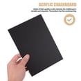 thumbnail image 2 of 1pc Creative Tabletop Chalkboard Mensaje de escritura Memo Blackboard (Negro), 2 of 4