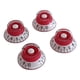 thumbnail image 3 of Perillas de Control de Guitarra Sunnimix 4 Piezas Color Rojo, 3 of 5