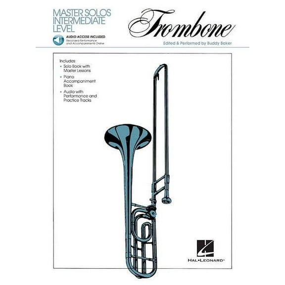 Master Solos Intermediate Level - Trombone Book/Online Audio, (Paperback)