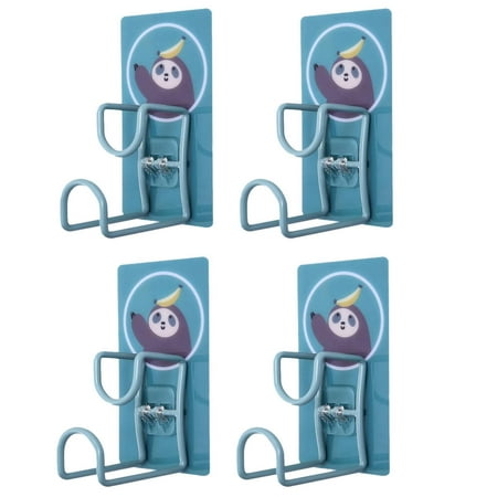 

Megawheels Bathroom Washbasin Hook | Cartoon Adhesive Wall Hooks | 4pcs Water-Proof Decorative Wall Washbasin for Bathrooms Perfect for Office Home Kitchen Bathroom
