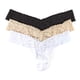 thumbnail image 1 of Calzones Hanky Panky Signature de Encaje de Cintura Baja Pack de 3, 1 of 4
