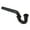 Matte Black, variant on 1.25 in. x 12.87 in. 18- Gauge P-Trap without Flange - Matte Black