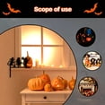 thumbnail image 5 of sruoe Halloween Black Cat Door Topper, Halloween Metal Cat Silhouette Sign, Halloween Door Corner Art, Halloween Home Decor for Front Door, Wall, Porch Display, 5 of 8