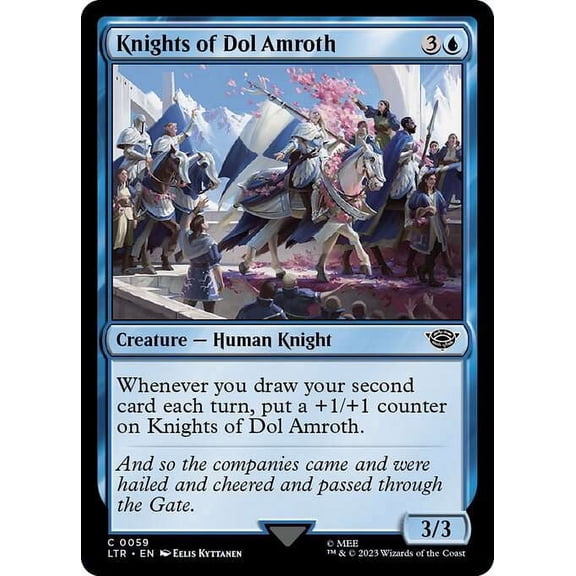 MtG Tales of Middle-Earth Common Knights of Dol Amroth #59