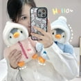 thumbnail image 4 of Kawaii Cross Dressing Penguin Plush Toy Four Colors Winter Warm Clothes Christmas Gift For Kids Lovely Soft Cartoon Dolls 9.8in/25cm, 4 of 23