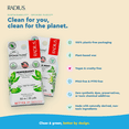 thumbnail image 4 of RADIUS Vanilla Mint Dental Floss 6 Count, 55 yards , Plastic-Free Packaging , Vegan and Non-Toxic, Erythritol for an Oral Care Boost , Total Tooth and Gum Protection, 4 of 7