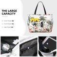 thumbnail image 3 of Disketp Flamingo Palm Trees Bolsa de Playa de Gran Capacidad, Bolso Impermeable y a Prueba de Arena para Mujer, Ideal para Playa, Piscina y Natación, 3 of 7