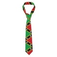 thumbnail image 7 of Men'S Saint Kitts And Nevis Flag Tie Fashion Causal Printed Necktie, 7 of 7