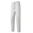 thumbnail image 5 of cfhntfmh Mens Casual Joggers Pants Elastic Waist Drawstring Workout Pants with Pockets Loose Athletic Pants (Gray,X-Large), 5 of 7