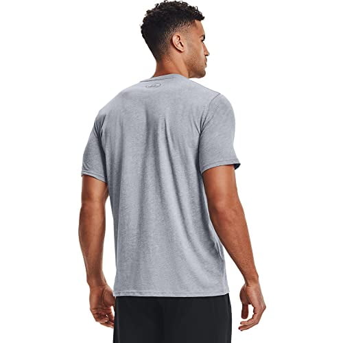 Under Armour Men's Standard Boxed Sportstyle Short-Sleeve T-Shirt, Steel  Light Heather (035)/Graphite, X-Large Tall
