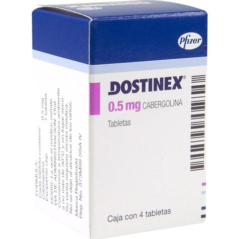 Dostinex 0.5 mg 4 tabletas