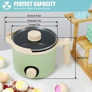 TOAUTO 1.5L Wax Melter for Candle Making Electric Melting Pouring Pot with Fast Spout AC 120V