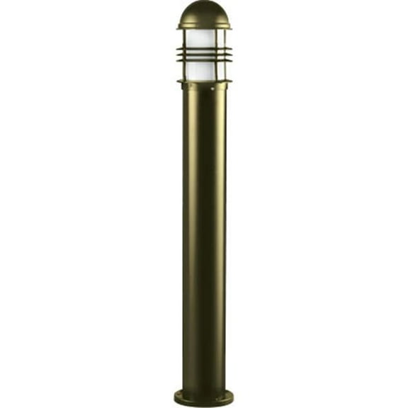 Dabmar Lighting D3200-BZ Powder Coated Cast Aluminum Bollard Light, Bronze - 43.19 x 6.63 x 6.63 in.
