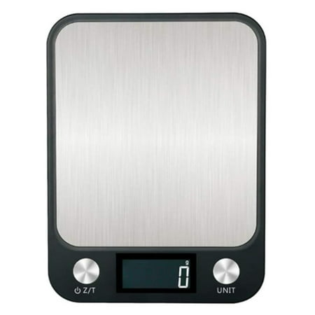 

Laklulu Digital Kitchen Food Scale 22 lb Multifunction Weight Scale for Food Ounces and Grams Stainless Steel Scale Panel with LCD Display