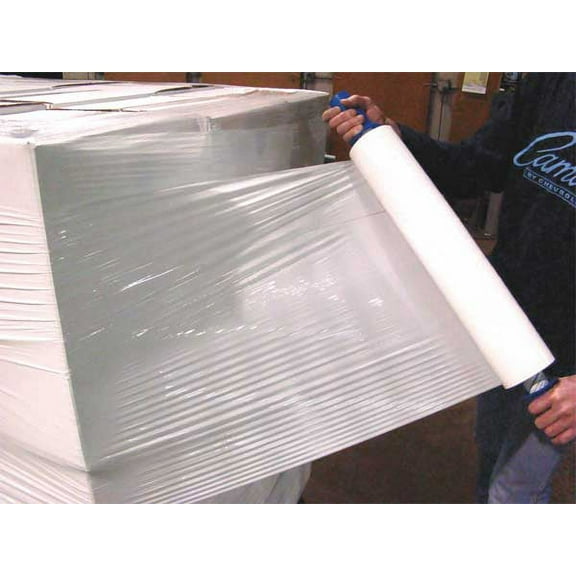 ZoroSelect Hand Stretch Wrap 20" x 1000 ft., Cast Style, White