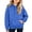 Royal Blue #152, variant on Kids' Hoodie Drawstring Kangaroo Pocket Long Sleeve Casual Pullover Basic Comfortable Solid Color Streetwear Top