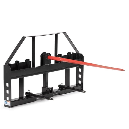 Titan Attachments Standard Series Hay Frame 43 Conus 2 Hay Bale Spear and Stabilizers Universal SSQA Connection