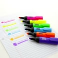 thumbnail image 5 of BAZIC Mini Highlighter w/ Pocket Clip, Assorted Color Chisel Tip Marker (4/Pack), 3-Packs, 5 of 8