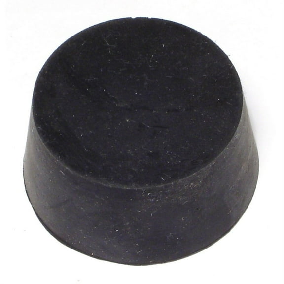 2" x 1-3/4" x 1" #10-1/2" Black Rubber Stoppers (4 pcs.)