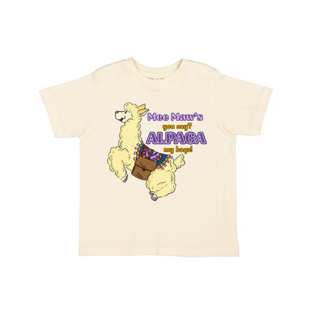 

Inktastic Mee Maw s You Say ALPACA my Bags with Cute Jumping Alpaca Gift Toddler Boy or Toddler Girl T-Shirt