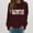 Red, variant on Winter Plus Size Fall Sweaters for Women Personalized Auntie Sweatshirt For Auntie Women's Funny Hoodies Pink M