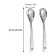 thumbnail image 2 of POINTERTECK 4pcs Stainless Steel Baby Feeding Spoons Cartoon Pattern Children Spoons, 2 of 6