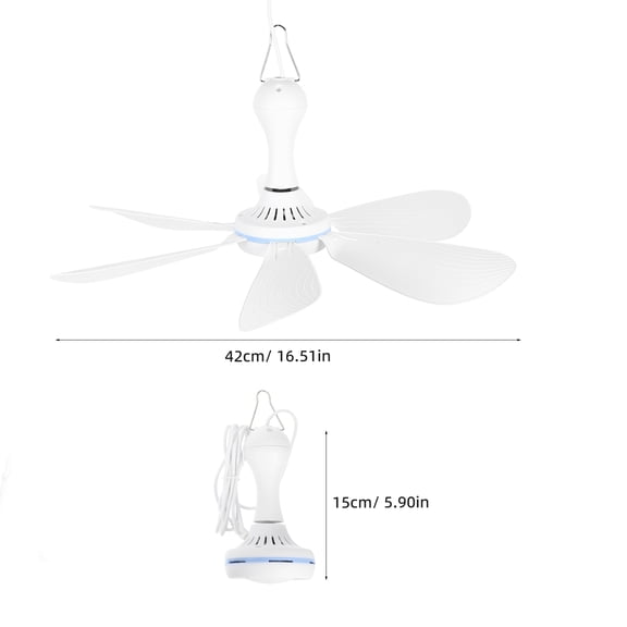 Nomive USB Mini Fan Portable Small Camping Fan for RV Tent Hiking Emergency Outdoor Use with Remote Control