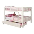 thumbnail image 2 of Furniture of America Sophie Wood White Full/Full Kids Bunk Bed, 2 of 6