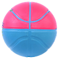 thumbnail image 3 of Sterling Athletics Miami Vice Pink/Blue Superior Grip Indoor/Outdoor Basketball (Size 6 Women's & Youth 28.5"), 3 of 3