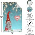 thumbnail image 3 of Lovely Traditional Gnome Kitchen Dish Towels Set of 6 Absorbent Hand Towels, Lint-Free 18"x28" Christmas Branches Dishcloths Fast Drying for Cooking Baking Home Clean, 3 of 5