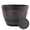 B, variant on Flowerpot with Built-In Drainage System Rustic Style Garden Container Entryway Decorative Planter Barrel Flowers Herbs Vegetables Small Shrubs Balcony Flower Pot