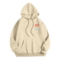 thumbnail image 4 of MHFRRA Sudaderas Casuales para Hombre para Uso Diario, Sudaderas Estampadas de Corte Relajado para Otoño E Invierno, Fáciles de Cuidar, Elegantes y Cómodas Beige, 4 of 4