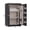 Black + Steel+2, variant on Ft Home Safe With Fireproof Document Bag Heavy Duty Steel Security Safe Digital Keypad 3 Unlocking Methods Dual Alarm Silent Mode 2 Adjustable Shelves For Home Office Hotel