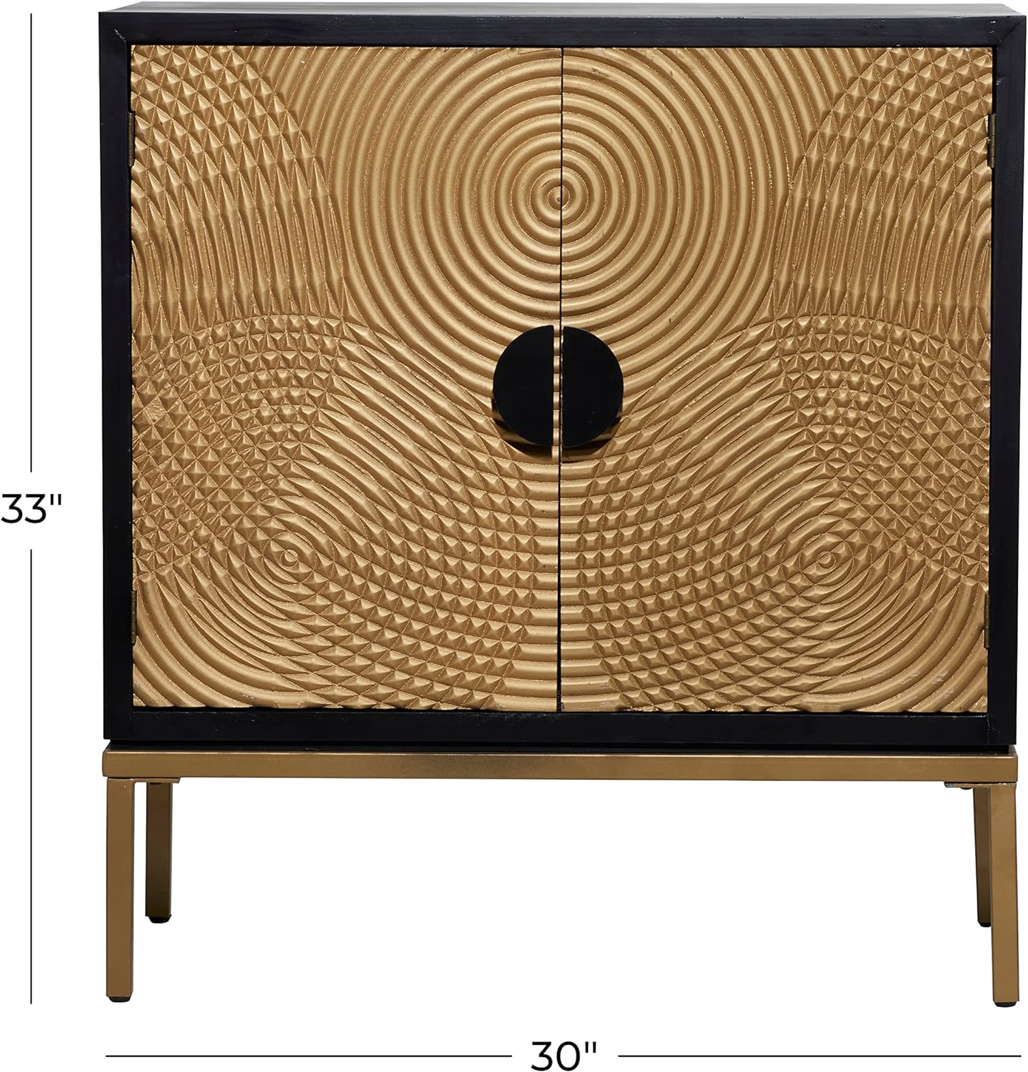 YONG Contemporary Wood Cabinet, LARGE SIZE, Bronze
