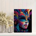 thumbnail image 2 of UXIEQU Masquerade Face Diamond Canvas Wall Art 15.75x11.81 Inches, 2 of 8