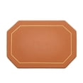 thumbnail image 2 of MOPOOR Faux Leather Vinyl Placemats, Waterproof Wipeable Anti Slip Place Mats, Heat Resistant Reversible PU Table Mats for Kitchen Dining Indoor & Outdoor，Easy to Clean ﻿, 2 of 9