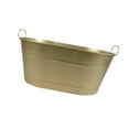 thumbnail image 4 of Bañera galvanizada, cubo de cerveza, recipiente de almacenamiento de cubos de hielo, bañera de hielo liviana, cubo de vino para vino, cóctel,, 4 of 8