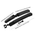 thumbnail image 4 of Lot de 3 Garde-Boue Universels pour Vélos Garde-Boue Anti-Rayures en Plastique Remplacement Accessoire de Protection Anti-Rayures pour Cyclisme en Extérieur, 4 of 8
