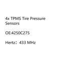 thumbnail image 3 of 4x TPMS Tire Pressure Sensor 4250C275 For Mitsubishi Attrage Mirage Pajero, 3 of 11