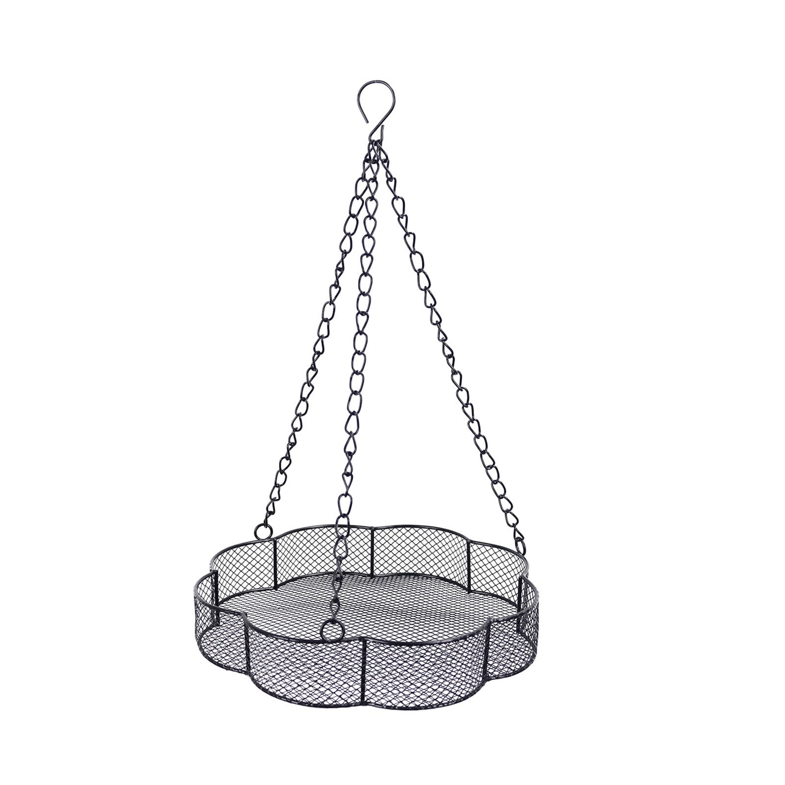 Cadorn Outdoor Hanging Waterproof Metal Bird Feeder for Wild Birds, Durable Garden/Patio/Yard Decor