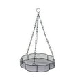 thumbnail image 2 of Isvgxsz Hanging Bird Feeder with Hole, Platform Flat Bird Seed Tray for Outdoors, Cardinal, Blue Jay, Crow, Birdfeeders Outside Hanging, Wild Small Large Bowl Feeders for Garden, 2 of 8