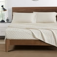 thumbnail image 6 of Mainstays Super Soft Brushed Microfiber Bed Sheet Set, Queen, Papyrus Beige, 4 Piece, 6 of 12
