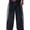 Black, variant on Men's Y2K Baggy Jeans Wide Leg Stretchy Denim Pants, Skater Striped Oversized Streetwear Casual Trousers