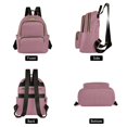 thumbnail image 2 of JIALIOU Mini Backpack Purse for Women Quilted Casual Daypack Small Travel Shoulder Bag, Dusty Rose, 2 of 7