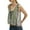 Army Green, variant on Yubnlvae Pink Women Sleeveless Lace Tank Tops Vacation Front Tie Mesh Chiffon Tops, S