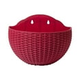 thumbnail image 1 of Flower Pot Exquisite Wall-mounted Plastic Wall Hanging Basket Flowerpot for Garden, 1 of 8