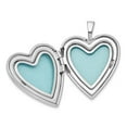 thumbnail image 4 of White Sterling Silver Charm Pendant Necklace With Locket 25 mm 20 18 In, 4 of 4